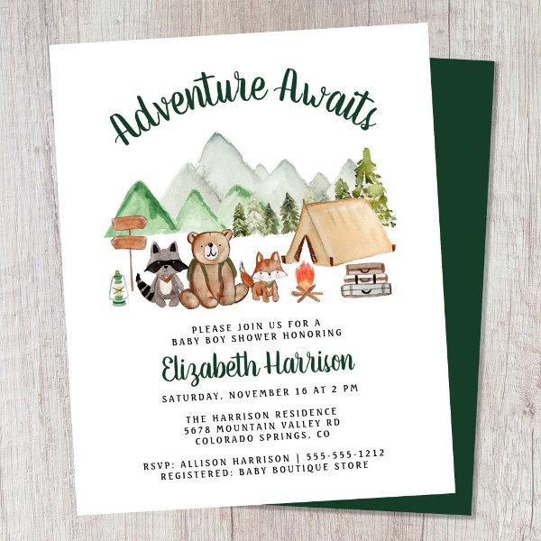 Woodland Animals Camping