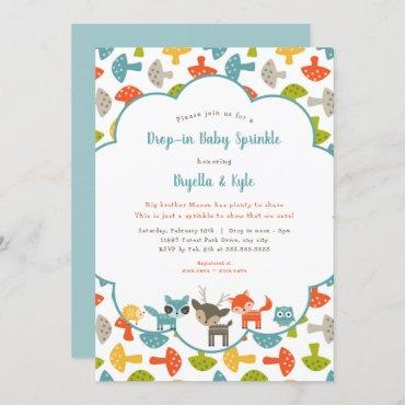 Woodland Animals Drop-in baby sprinkle