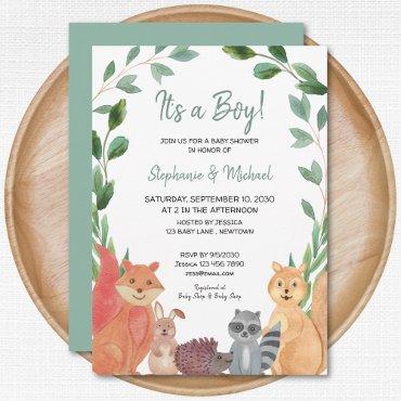 Woodland Animals It's A Boy Couples
