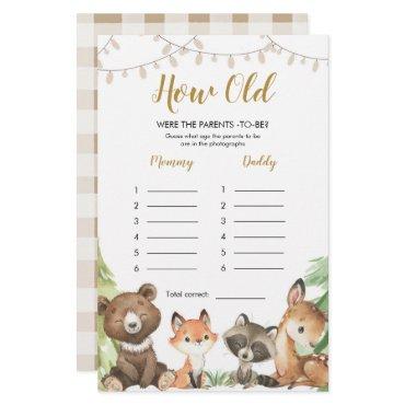 Woodland Baby Shower How Old were The Parents
