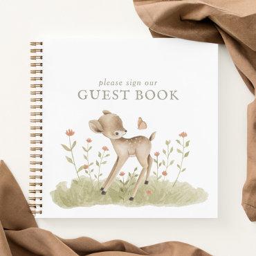 Woodland Forest Baby Shower Guest Book
