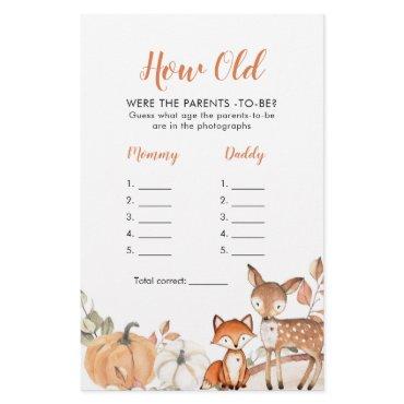 Woodland Oh Boy Pumpkin How Old were The Parents