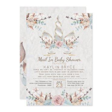 Woodland Unicorn Virtual Baby Shower Kaylin