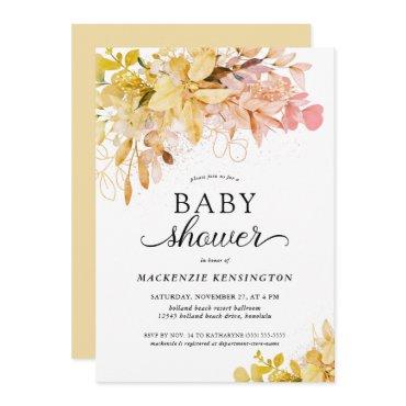 Yellow Blush Pink Botanical
