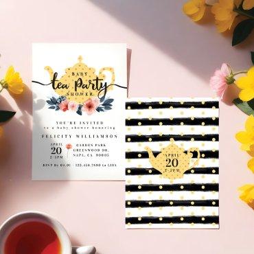 Yellow Floral Tea Party