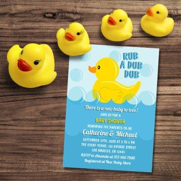 Yellow Rubber Duck Rub A Dub Dub