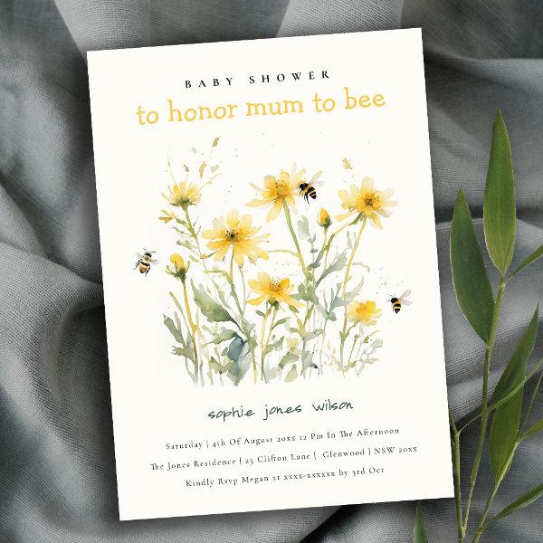 Yellow Wildflower Mum To Bee Neutral