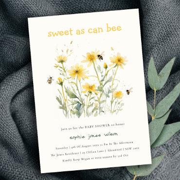 Yellow Wildflower Sweet As Can Bee
