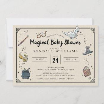 harry potter baby shower invitation